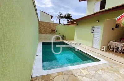 Casa com 4 dormitórios à venda, 189 m² por r$ 880.000,00 - balneário são joão batista - peruíbe/sp