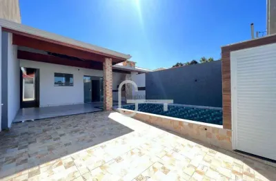 Casa com 2 dormitórios à venda, 96 m² por r$ 480.000,00 - flora rica ii - peruíbe/sp