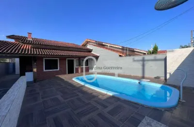 Casa com 3 dormitórios à venda, 112 m² por r$ 490.000,00 - parque balneário oásis - peruíbe/sp