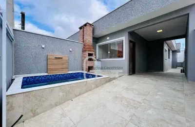 Casa com 2 dormitórios à venda, 80 m² por r$ 400.000,00 - balneário são joão batista ii - peruíbe/sp