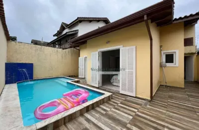 Casa com 3 dormitórios à venda, 133 m² por r$ 550.000,00 - parque balneário oásis - peruíbe/sp