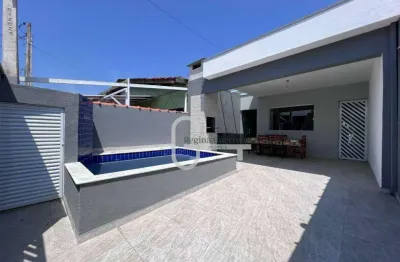 Casa com 2 dormitórios à venda, 76 m² por r$ 360.000,00 - balneário são joão batista - peruíbe/sp