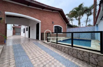 Casa com 3 dormitórios à venda, 119 m² por r$ 570.000,00 - balneário florida - peruíbe/sp