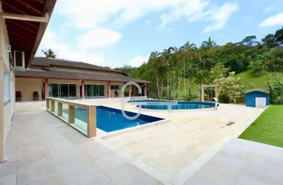 Chácara com 6 dormitórios à venda, 360000 m² por r$ 4.000.000,00 - estância vale da serra - peruíbe/sp