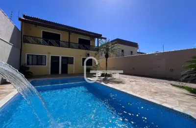 Casa com 6 dormitórios à venda, 339 m² por r$ 1.050.000,00 - estância balneária convento velho - peruíbe/sp