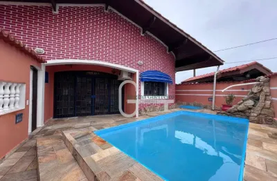 Casa com 3 dormitórios à venda, 150 m² por r$ 550.000,00 - jardim imperador - peruíbe/sp