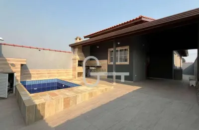Casa com 2 dormitórios à venda, 65 m² por r$ 380.000,00 - flora rica iii - peruíbe/sp