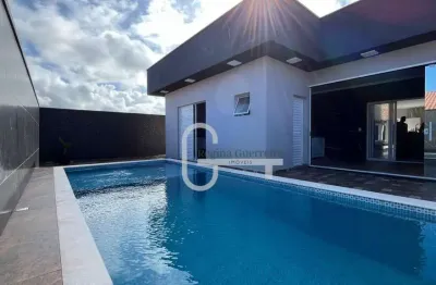 Casa com 3 dormitórios à venda, 146 m² por r$ 790.000,00 - flora rica ii - peruíbe/sp