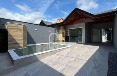 Casa com 3 dormitórios à venda, 90 m² por r$ 488.000,00 - parque d'aville residencial - peruíbe/sp