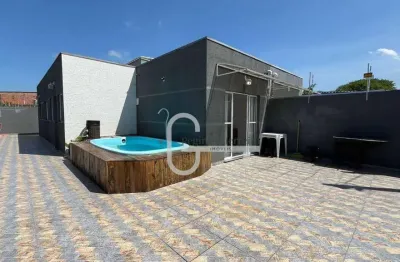 Casa com 2 dormitórios à venda, 83 m² por r$ 270.000,00 - jardim caraminguava - peruíbe/sp