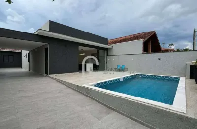 Casa com 3 dormitórios à venda, 146 m² por r$ 780.000,00 - parque balneário oásis - peruíbe/sp