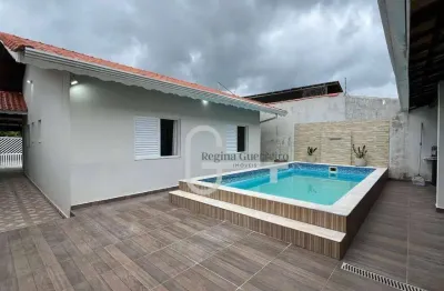 Casa com 3 dormitórios à venda, 110 m² por r$ 470.000,00 - estância são josé - peruíbe/sp