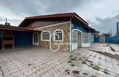 Casa com 3 dormitórios à venda, 108 m² por r$ 380.000,00 - balneário florida - peruíbe/sp