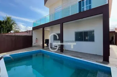 Casa com 3 dormitórios à venda, 215 m² por r$ 800.000,00 - balneário arpoador	 - peruíbe/sp