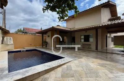 Casa com 3 dormitórios à venda, 295 m² por r$ 1.200.000,00 - cidade nova peruibe - peruíbe/sp