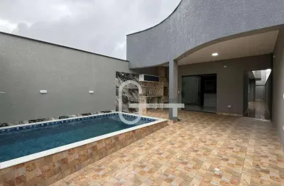 Casa com 3 dormitórios à venda, 95 m² por r$ 420.000,00 - parque d'aville residencial - peruíbe/sp