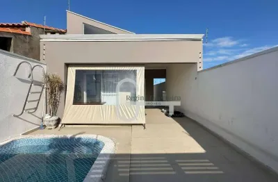 Casa com 2 dormitórios à venda, 75 m² por r$ 390.000,00 - flora rica ii - peruíbe/sp