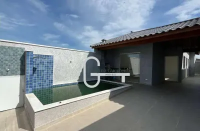 Casa com 2 dormitórios à venda, 103 m² por r$ 450.000,00 - flora rica ii - peruíbe/sp