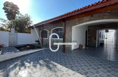 Casa com 3 dormitórios à venda, 124 m² por r$ 650.000,00 - balneário três marias - peruíbe/sp