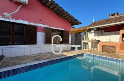 Casa com 3 dormitórios à venda, 181 m² por r$ 480.000,00 - balneário florida - peruíbe/sp