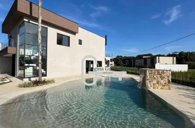 Casa com 4 dormitórios à venda, 282 m² por r$ 1.999.000,00 - residencial bosque três marias  - peruíbe/sp