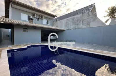 Casa com 3 dormitórios à venda, 189 m² por r$ 950.000,00 - balneário três marias - peruíbe/sp