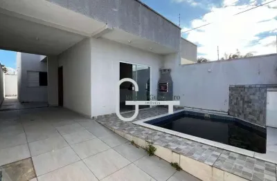 Casa com 3 dormitórios à venda, 90 m² por r$ 390.000,00 - estância são josé - peruíbe/sp