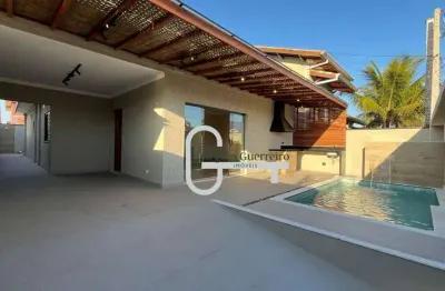 Casa com 3 dormitórios à venda, 130 m² por r$ 900.000,00 - parque balneário oásis - peruíbe/sp