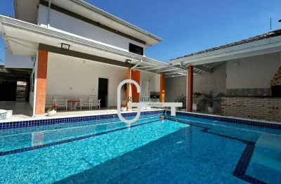 Casa com 4 dormitórios à venda, 289 m² por r$ 1.600.000,00 - balneário stella maris - peruíbe/sp