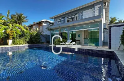 Casa com 4 dormitórios à venda, 283 m² por r$ 3.200.000,00 - bougainvillee i - peruíbe/sp