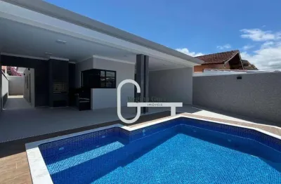 Casa com 3 dormitórios à venda, 146 m² por r$ 850.000,00 - parque balneário oásis - peruíbe/sp