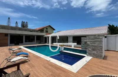 Casa com 3 dormitórios à venda, 230 m² por r$ 1.900.000,00 - balneário são joão batista - peruíbe/sp