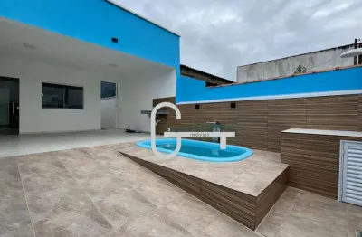 Casa com 2 dormitórios à venda, 90 m² por r$ 400.000,00 - balneário josedy - peruíbe/sp
