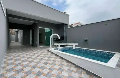 Casa com 2 dormitórios à venda, 76 m² por r$ 330.000,00 - balneário são joão batista ii - peruíbe/sp