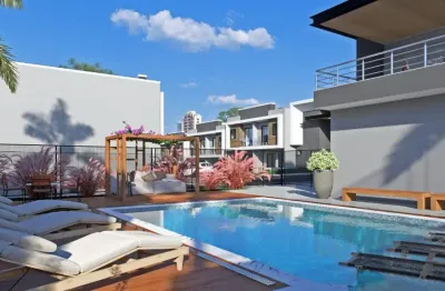 Sobrado em condomínio clube com excelente estrutura social no Boqueirão