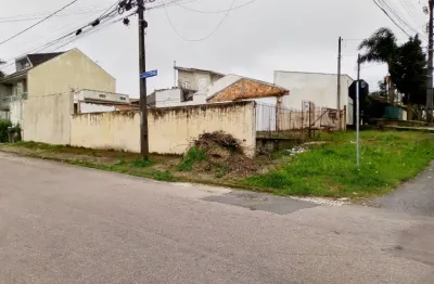 Raridade ! terreno sem benfeitorias de esquina próximo ao supermercado araucária xaxim