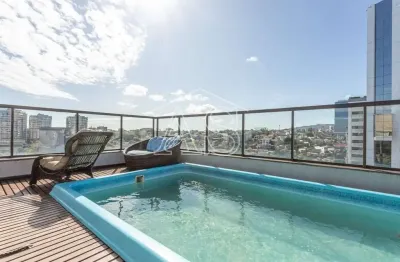 Cobertura com 3 quartos à venda na avenida general barreto viana, 1175, chácara das pedras, porto alegre, 240 m2 por r$ 1.961.000