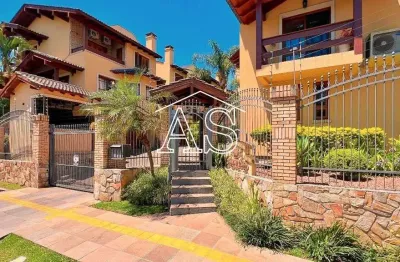 Casa em condomínio fechado com 3 quartos à venda na rua landel de moura, 999, tristeza, porto alegre, 235 m2 por r$ 1.390.000