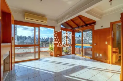 Cobertura com 3 quartos à venda na avenida lageado, 451, petrópolis, porto alegre, 217 m2 por r$ 1.490.000