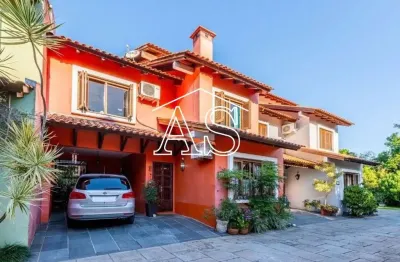 Casa em condomínio fechado com 4 quartos à venda na rua conselheiro xavier da costa, 3377, ipanema, porto alegre, 177 m2 por r$ 735.000