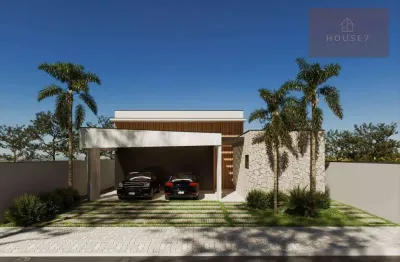 Casa linear 4 suítes no condomínio arquipélago de manguinhos