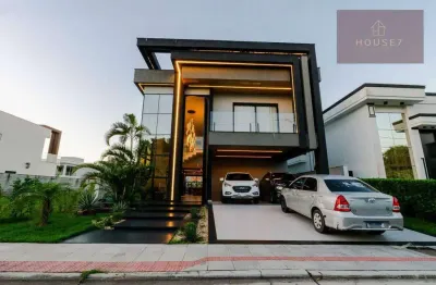 Casa com 4 dormitórios à venda, 384 m² por r$ 4.350.000,00 - boulevard lagoa - serra/es