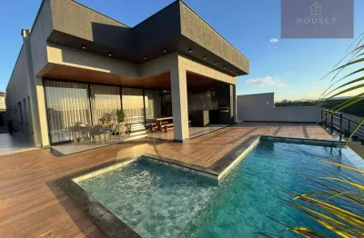 Mansão linear com vista para lagoa 3 suítes no condomínio boulevard lagoa