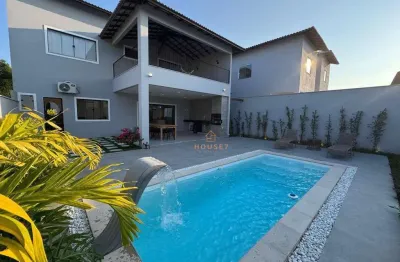 Casa com 3 quartos à venda na rua mato grosso, estância monazítica, serra, 235 m2 por r$ 1.200.000