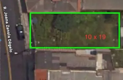 Terreno à venda na Rua Joana Zanola Degelo, Baeta Neves, São Bernardo do Campo