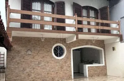 Casa estilo colonial com piscina na vila humaitá, santo andré
