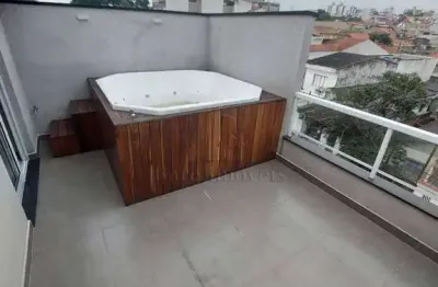 Cobertura porteira fechada à venda na vila scarpelli – santo andré