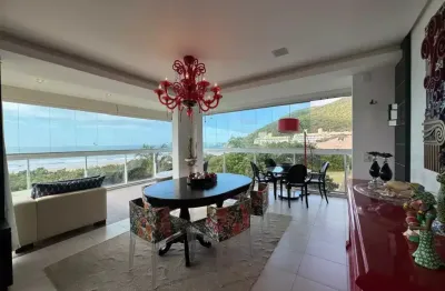 L# apartamento com vista mar- 3 suítes com 140,57 metros privativos mobiliado/ decorado- florianópolis!