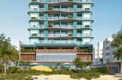 Rw - oportunidade única na praia dos ingleses: cobertura pé na areia com duas suítes!
