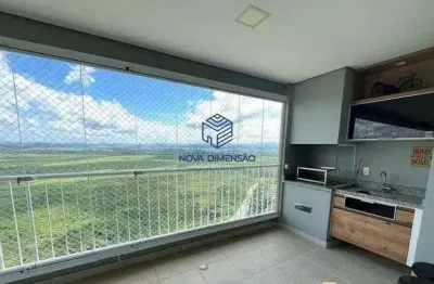 Apartamento com 3 dormitórios, 3 suítes e 3 vagas para alugar, 142 m² - jardim das indústrias - são josé dos campos/sp